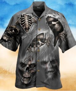 What Scares You Excites Me Skull Hawaiian Aloha Shirts Aloha Shirts