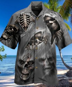 What Scares You Excites Me Skull Hawaiian Aloha Shirts Aloha Shirts