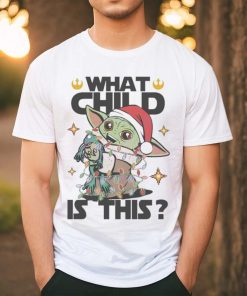 What child is this Yoda Santa hat Christmas lights hoodie, sweater, longsleeve, shirt v-neck, t-shirt