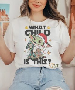 What child is this Yoda Santa hat Christmas lights hoodie, sweater, longsleeve, shirt v-neck, t-shirt