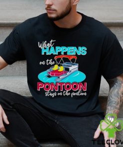 What happens on the Pontoon stays on the Pontoon hoodie, sweater, longsleeve, shirt v-neck, t-shirt