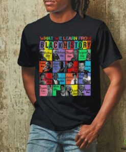 What we learn From Black History Leaders Month T Shirt