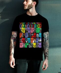 What we learn From Black History Leaders Month T Shirt