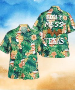 Whataburger Don’T Mess With Texas Tropical Hawaiian Shirt