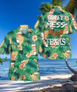 Whataburger Don’T Mess With Texas Tropical Hawaiian Shirt