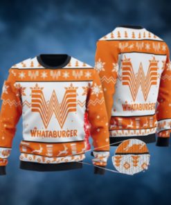 Whataburger Snowfake Ugly Christmas Sweater