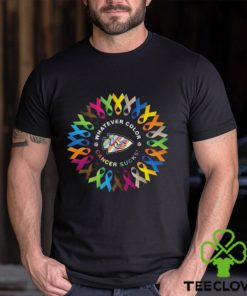 Whatever Color Cancer Sucks NFL Kansas City Chiefs 2023 Shirt