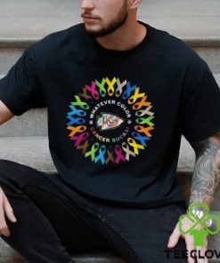 Whatever Color Cancer Sucks NFL Kansas City Chiefs 2023 Shirt