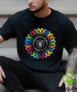 Whatever Color Cancer Sucks NFL Las Vegas Raiders 2023 Shirt