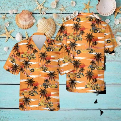 Wheel Tractor Scraper heavy equipment Aloha Hawaiian Shirt Men And Women Beach Shirt