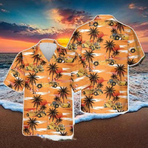 Wheel Tractor Scraper heavy equipment Hawaiian Shirt Beach Hoilday Summer Gift