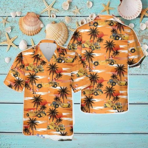 Wheel Tractor Scraper heavy equipment Hawaiian Shirt Beach Hoilday Summer Gift