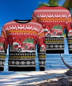 Wheeling, Illinois, Wheeling Fire Department AOP 3D Ugly Christmas Sweater