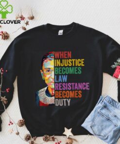 When Injustice Becomes Law Resistance Becomes Duty T Shirt