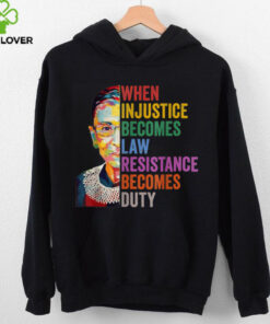 When Injustice Becomes Law Resistance Becomes Duty T Shirt