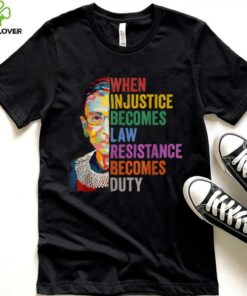 When Injustice Becomes Law Resistance Becomes Duty T Shirt