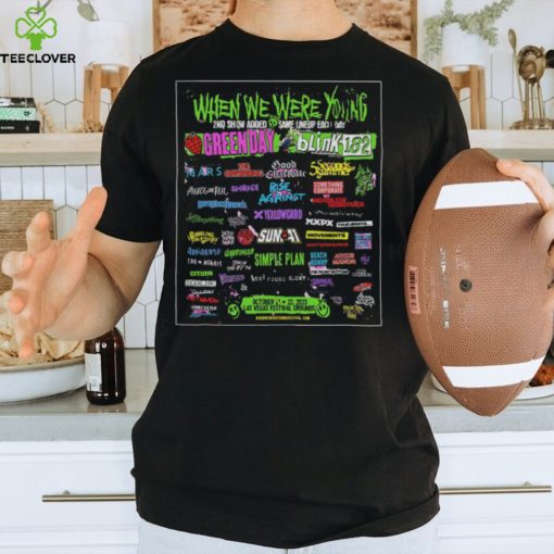 When We Were Young Las Vegas Festival Grounds 2023 Show Line Up Poster Hoodie T Shirt