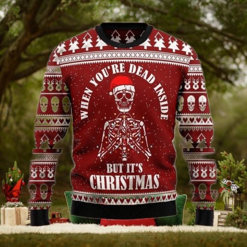 When You’re Dead Inside but It’s Christmas Ugly Sweater
