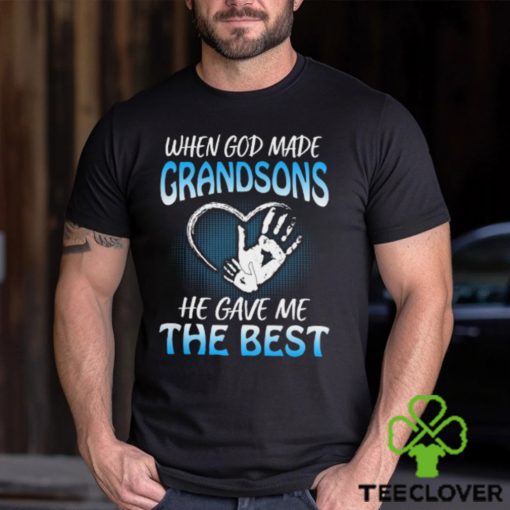 When god made grandsons he made…