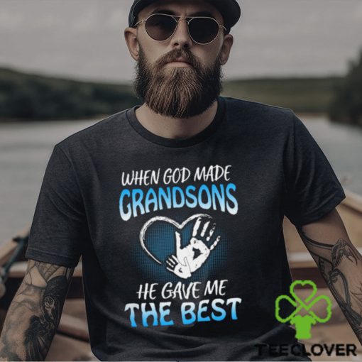 When god made grandsons he made…