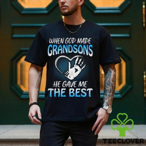 When god made grandsons he made…