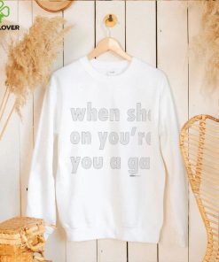 When she suckin on you’re nuts and you a gangster funny T hoodie, sweater, longsleeve, shirt v-neck, t-shirt