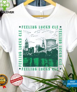 Where I'm From Adult Cleveland Feeling Lucky T Shirt
