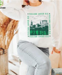 Where I'm From Adult Cleveland Feeling Lucky T Shirt
