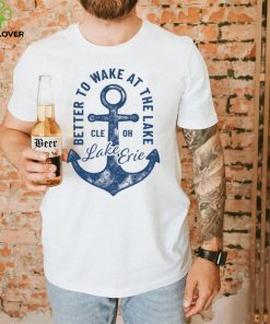 Where I'm From Adult Great Lakes Cleveland Anchor T Shirt