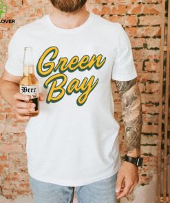Where I'm From Adult Green Bay Oatmeal Retro Script T Shirt