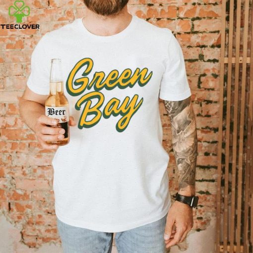 Where I’m From Adult Green Bay Oatmeal Retro Script T Shirt