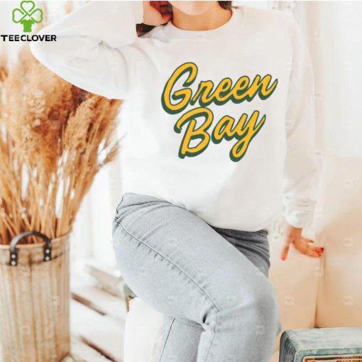 Where I’m From Adult Green Bay Oatmeal Retro Script T Shirt