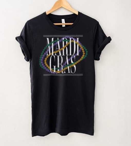 Where I'm From Adult New Orleans Beads Black T Shirt