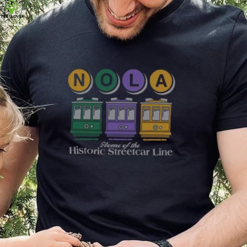 Where I'm From Adult New Orleans Black Streetcar T Shirt