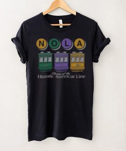 Where I'm From Adult New Orleans Black Streetcar T Shirt