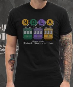 Where I'm From Adult New Orleans Black Streetcar T Shirt