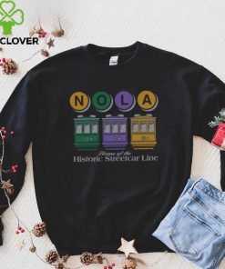 Where I'm From Adult New Orleans Black Streetcar T Shirt