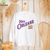 Where I'm From Adult New Orleans Script Flag T Shirt