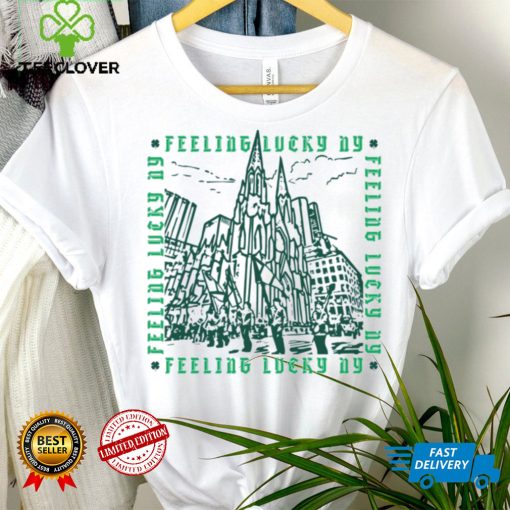 Where I’m From Adult New York City Feeling Lucky T Shirt