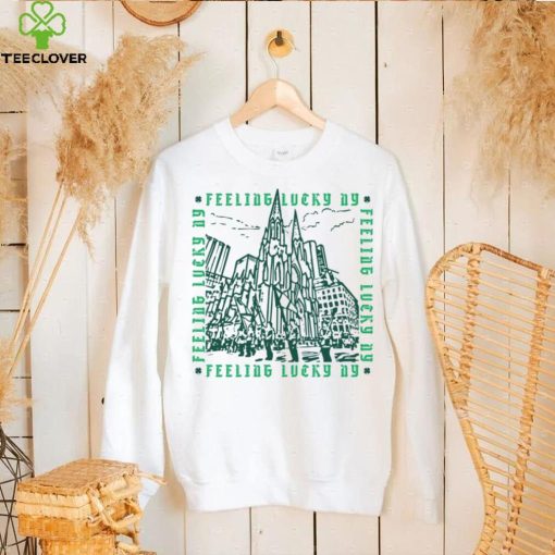 Where I’m From Adult New York City Feeling Lucky T Shirt