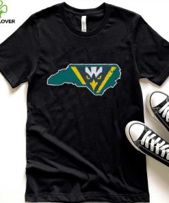 Where I'm From Adult UNC Wilmington Seahawks Logo State T Shirt