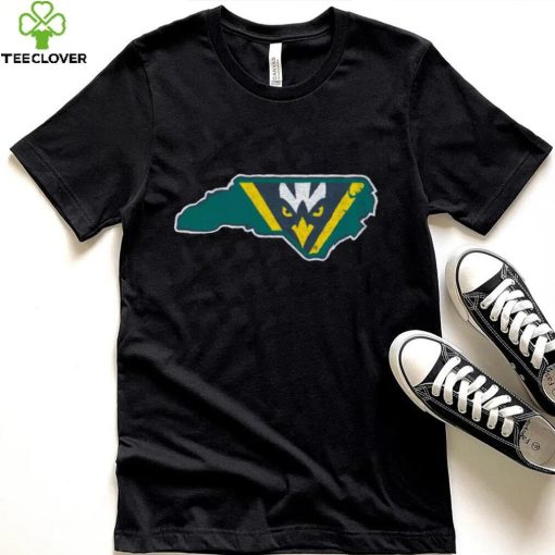 Where I’m From Adult UNC Wilmington Seahawks Logo State T Shirt