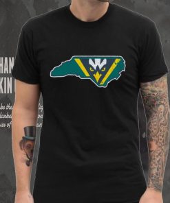 Where I'm From Adult UNC Wilmington Seahawks Logo State T Shirt