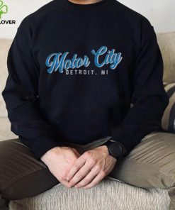 Where I'm From Detroit Motor City Script Black T Shirt