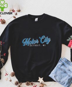 Where I'm From Detroit Motor City Script Black T Shirt