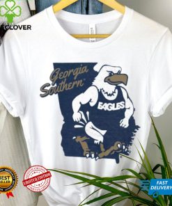 Where I'm From Georgia Southern Eagles Grey Eagle State T Shirt