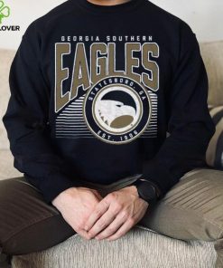 Where I'm From Georgia Southern Eagles Navy Offset Circle T Shirt