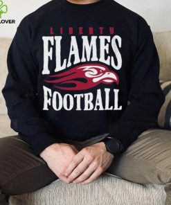 Where I'm From Liberty Flames Flames Football T Shirt