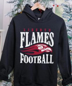 Where I'm From Liberty Flames Flames Football T Shirt