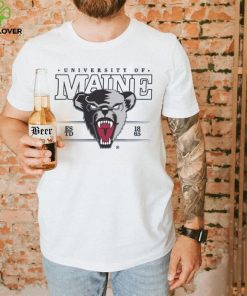 Where I'm From Maine Black Bears Bear Head T Shirt